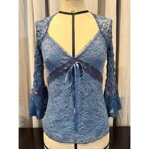 Ann Ferriday Vintage Sweetheart Empire Top S/ M